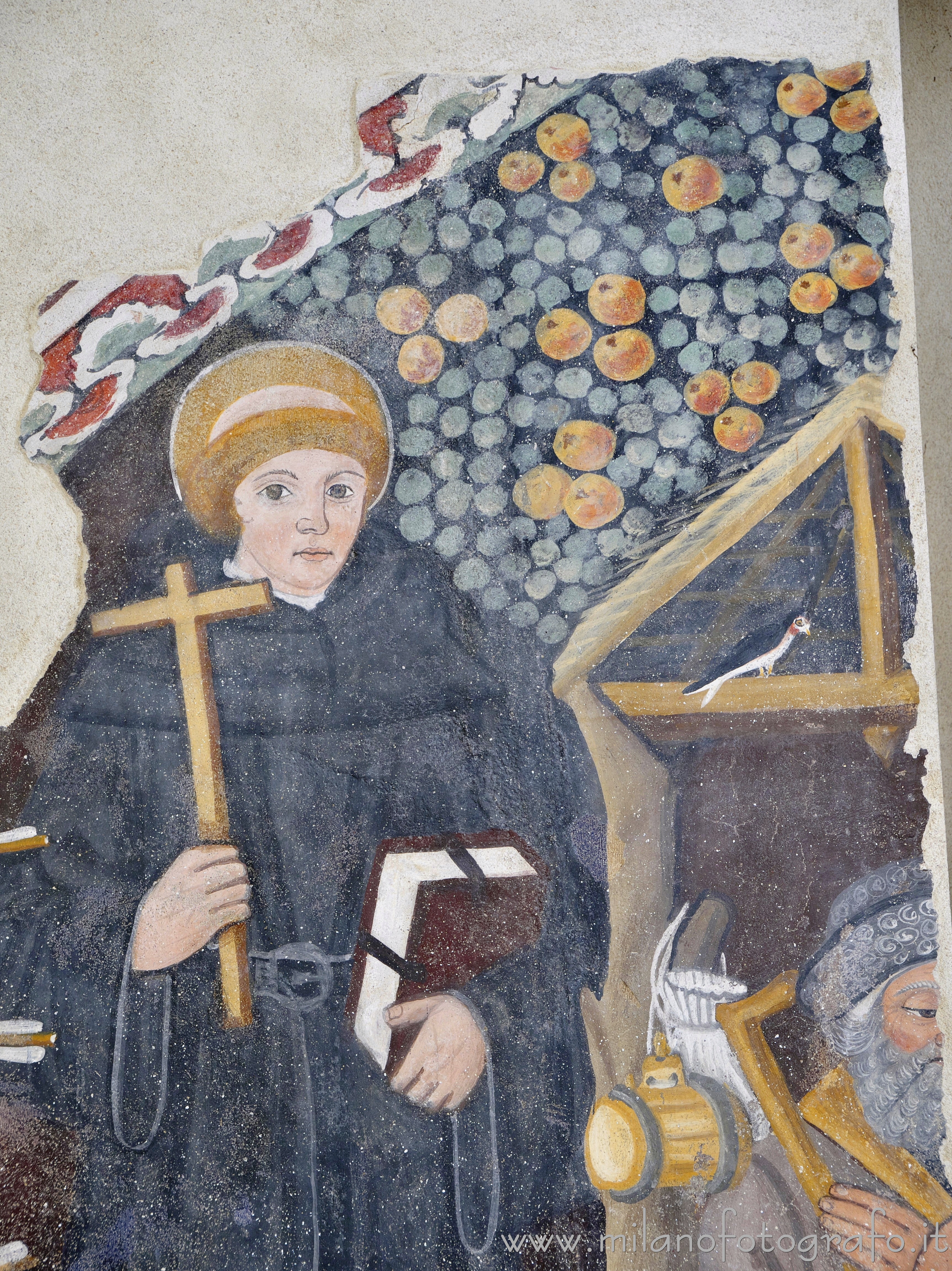 Benna (Biella, Italy) - Saint Nicholas of Tolentino in the Oratory of Saint Mary of Graces - Full resolution picture